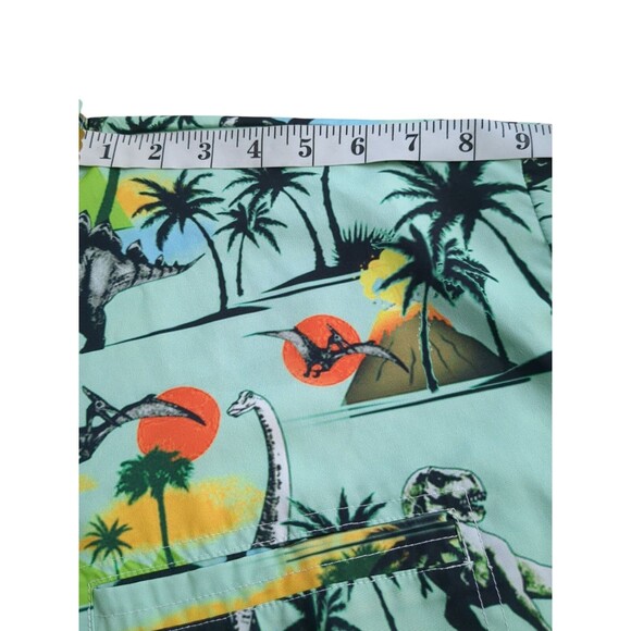 Funny Guy Creation Dinosaur Button Down  Mens XXL Shirt - Picture 6 of 10